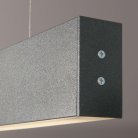 Линейный подвесной светильник Elektrostandard 53см 10W 4200K черная шагрень Grand a046087