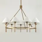 Кольцевые люстры и светильники FAREL 9 плафонов. Lampatron 1762-5437