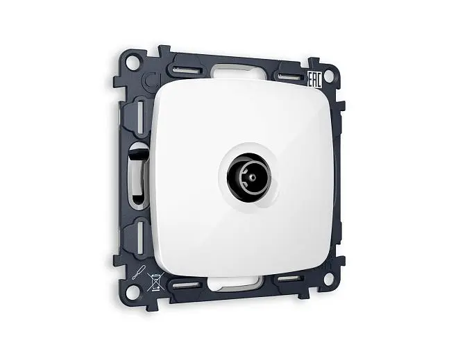Комплект механизма TV розетки оконечной OMEGA Ambrella Volt MO113010 QUANT Комплект механизма TV розетки оконечной OMEGA Ambrella Volt MO113010 QUANT