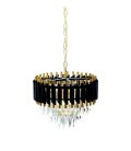 Подвесная люстра Lumina Deco LDP 6003-400 BK+F.GD Funneli