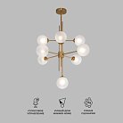 Потолочный светильник cо стеклянными плафонами Eurosvet 50383 латунь a066796 Volver