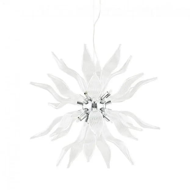 Подвесной светильник Ideal Lux 111957 LEAVES SP8 BIANCO Подвесной светильник Ideal Lux 111957 LEAVES SP8 BIANCO