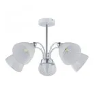 Люстра потолочная с плафонами Arte Milano 326008/5 WH+CR Amalfi Napoli