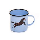 Кружка Seletti 16855 Horse Toiletpaper Enamel