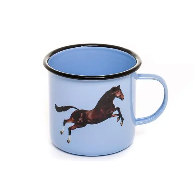 Кружка Seletti 16855 Horse Toiletpaper Enamel Кружка Seletti 16855 Horse Toiletpaper Enamel