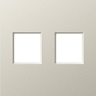 Накладка 2-я для розеток RJ45,TV,SAT, матовый кашемир, Donel DE86935 A07