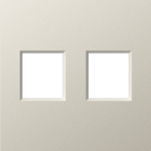 Накладка 2-я для розеток RJ45,TV,SAT, матовый кашемир, Donel DE86935 A07