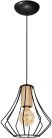 Подвесной cветильник Imex MD.9050-1-P-BK+WOOD