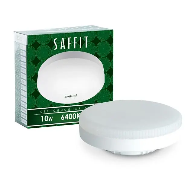 Лампа светодиодная SAFFIT 55229 SBGX5310 GX53 10W 6400K Лампа светодиодная SAFFIT 55229 SBGX5310 GX53 10W 6400K