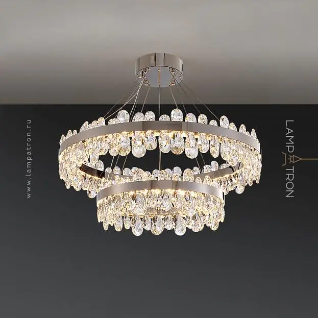 Кольцевые люстры и светильники RITZY Два кольца. Combo S Lampatron 8498-23434 Кольцевые люстры и светильники RITZY Два кольца. Combo S Lampatron 8498-23434