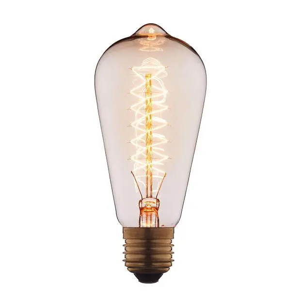 Лампа накаливания Loft It 6460-CT E27 60W колба прозрачная Edison Bulb Лампа накаливания Loft It 6460-CT E27 60W колба прозрачная Edison Bulb