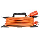 Удлинители Uniel YX10-101 /UCK-1N/2x1,00/10M/F ORANGE Садовые на рамке