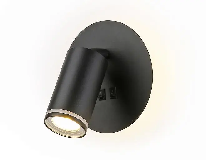 Настенный светодиодный светильник Ambrella light FW2463 BK Настенный светодиодный светильник Ambrella light FW2463 BK