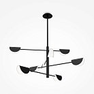 Люстра на штанге Maytoni MOD126PL-08B Mollis