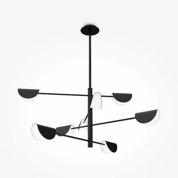 Люстра на штанге Maytoni MOD126PL-08B Mollis Люстра на штанге Maytoni MOD126PL-08B Mollis