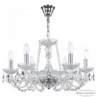 Люстра хрустальная Bohemia Ivele Crystal  119/6/200 Ni