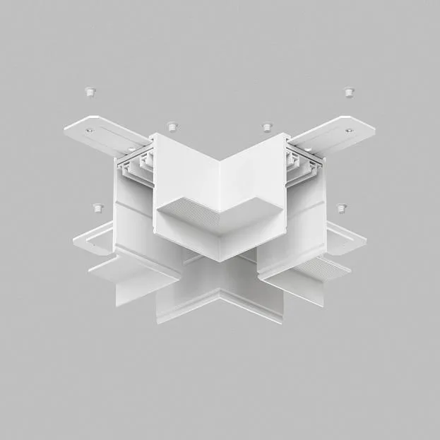 Коннектор X-образный Denkirs TR2114-WH SMART HIDE