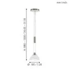 Подвесной светильник Eglo 93466 Montefio