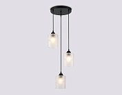 Подвесной светильник Ambrella light TR3410/3 BK черный E27/3 max 60W D330*1000