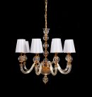 Хрустальная подвесная люстра Lumina Deco LDP 5012-8 WT STEFANEA