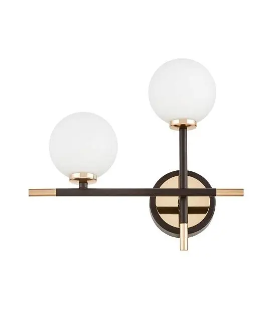 Бра Lumina Deco LDW 6033N-2 BK+GD Marsiada Бра Lumina Deco LDW 6033N-2 BK+GD Marsiada