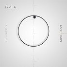 Бра WILD RING Размер XL. Тип A. Цвет Черный Lampatron 5501-14248