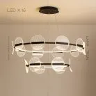 Кольцевые люстры и светильники HELSE 16 ламп Lampatron 6025-16032