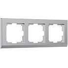 Рамка на 3 поста Werkel W0031806 (серебряный) a050922