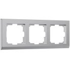 Рамка на 3 поста Werkel W0031806 (серебряный) a050922