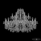 Люстра хрустальная Bohemia Ivele Crystal  1409/12+6/360 Ni