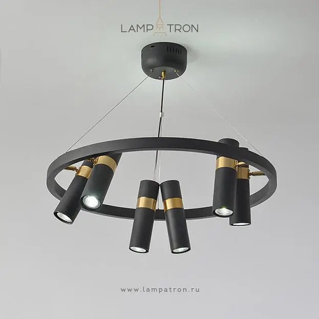 Кольцевые люстры и светильники SPOOR 6 плафонов Lampatron 8489-23401 Кольцевые люстры и светильники SPOOR 6 плафонов Lampatron 8489-23401