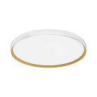 Светильник потолочный Белый, Золотистый/белая LED 1*42W 4000K Evoluce SLE1810-502-01 HELST