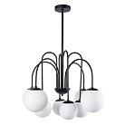 Люстра на штанге Arte Lamp A1675LM-8BK MEBSUTA