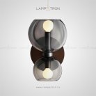 Бра ELITE B Черный каркас, дымчато-серый плафон. Lampatron elite-b-grey 2882-6871