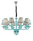 Подвесная люстра Lucia Tucci ASHANTI 1260.10 blue