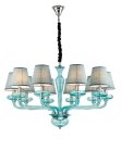 Подвесная люстра Lucia Tucci ASHANTI 1260.10 blue