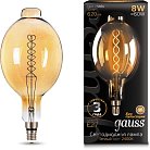 Лампа Gauss 152802008 E27 8W 2400K золотая Loft
