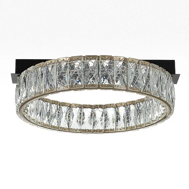 Люстра хрустальная LED Чёрный+Бронза Citilux CL325142 PALANT