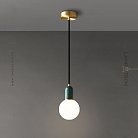 Подвесной светильник TWIG ONE Зеленый мрамор. Lampatron 8087-22095