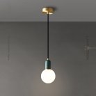 Подвесной светильник TWIG ONE Зеленый мрамор. Lampatron 8087-22095