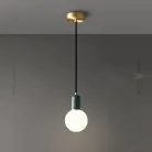 Подвесной светильник TWIG ONE Зеленый мрамор. Lampatron 8087-22095