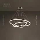 Кольцевые люстры и светильники CRUISE MORE LUX Три кольца. 20 + 40 + 60 см Lampatron 5747-15114