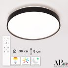 Потолочный светильник APL LED 3315.XM302-2-374/24W Black Toscana