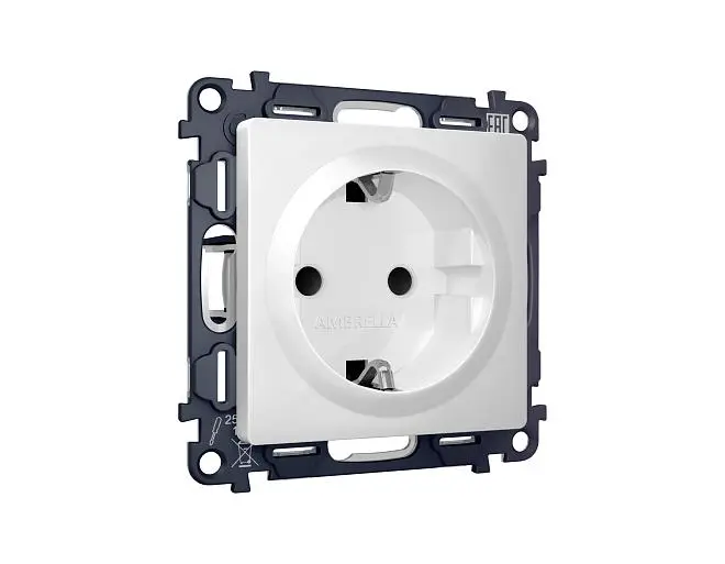 Комплект механизма электрической розетки Ambrella Volt MA127010 QUANT Комплект механизма электрической розетки Ambrella Volt MA127010 QUANT