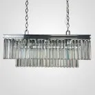 Люстра Rh 1920S Odeon Clear Glass Fringe Chrome ImperiumLoft 228792-22