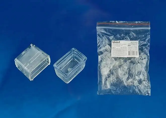 Заглушка Uniel UCW-N21 Clear 025 Polybag ULS-N21 Flex