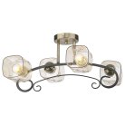 светильник потолочный, E27, 4x40W Velante 212-507-04 Современный стиль