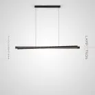 Реечный, рядный светильник CHIFFA SKEW Размер XL. Цвет Черный Lampatron 8367-22879