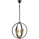 Подвесная люстра Lightstar 731247 (SD1351/4) CERO 4х40W E14 ЧЕРНЫЙ/ЗОЛОТО