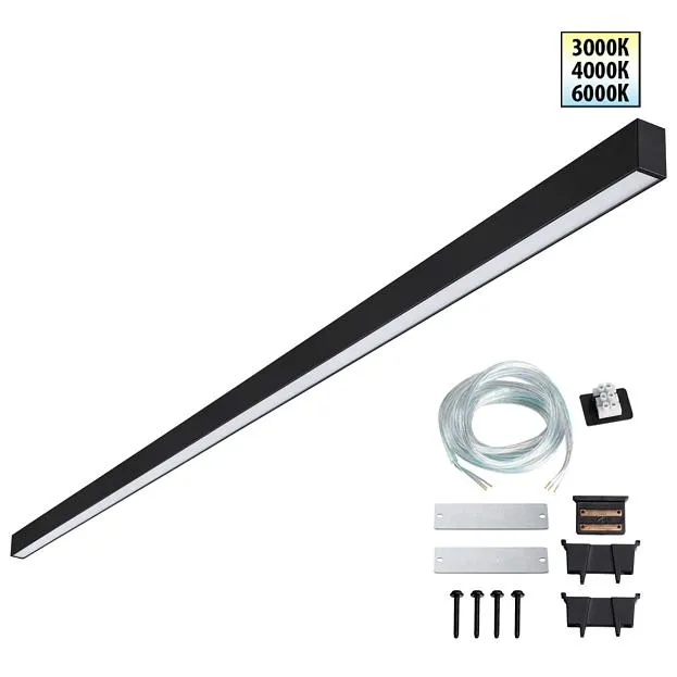 Светильник линейный светодиод. с переключ. цв. температуры IP20 LED 60W Novotech 359607 FATTO Светильник линейный светодиод. с переключ. цв. температуры IP20 LED 60W Novotech 359607 FATTO